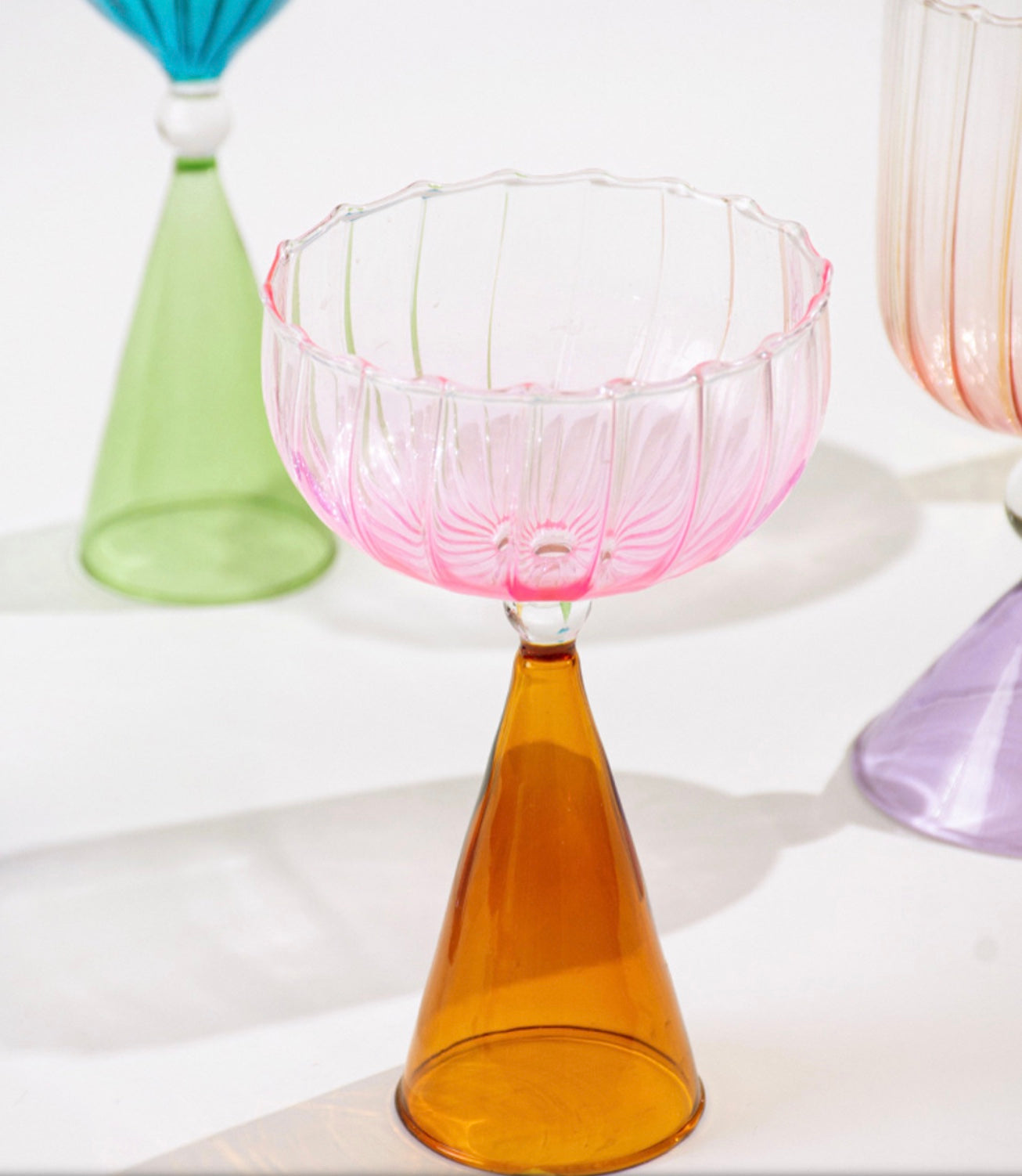 Gradient Cocktail Glass - Jupe