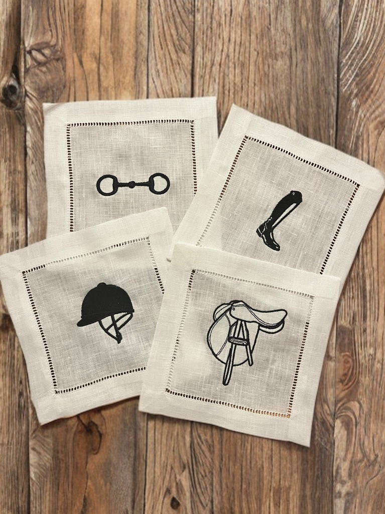 Equestrian Icons Cocktail Napkins