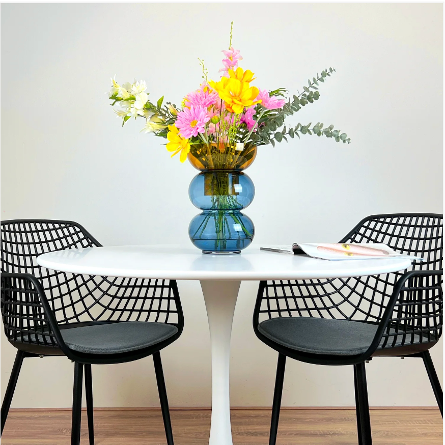 Bubble Vase - Large - Yellow and Blue