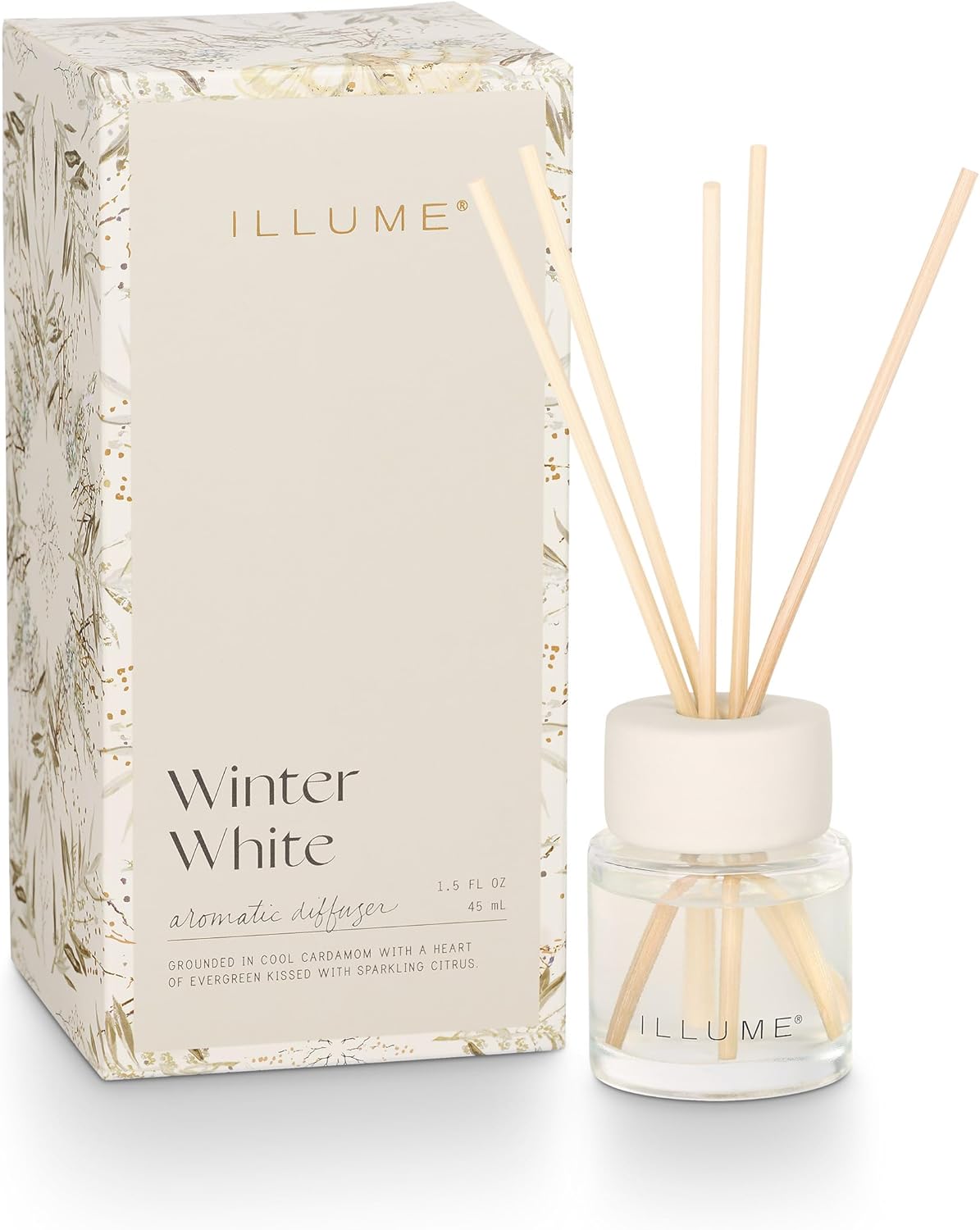 Small Aromatic Diffuser - Winter White 1.5 oz