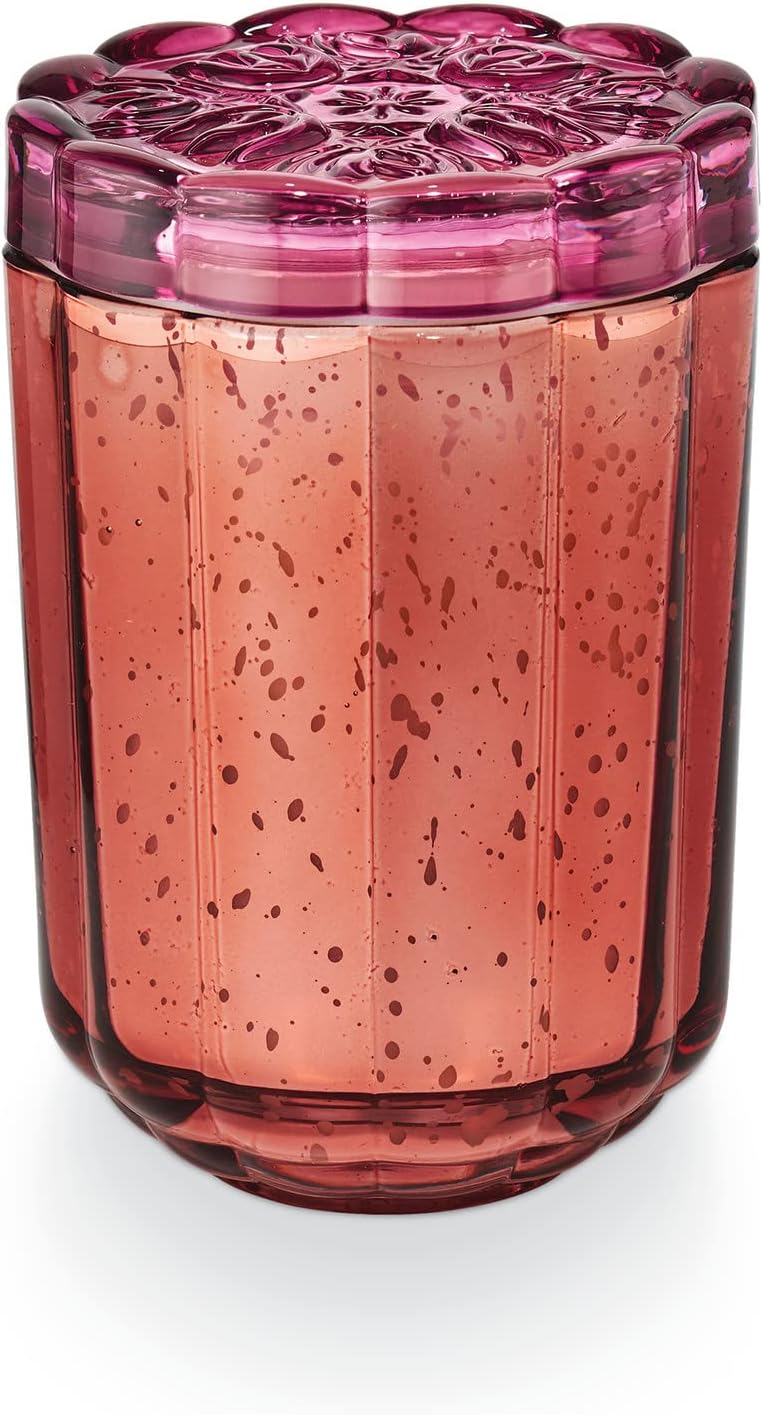 Pink Pepper Fruit Flourish Glass