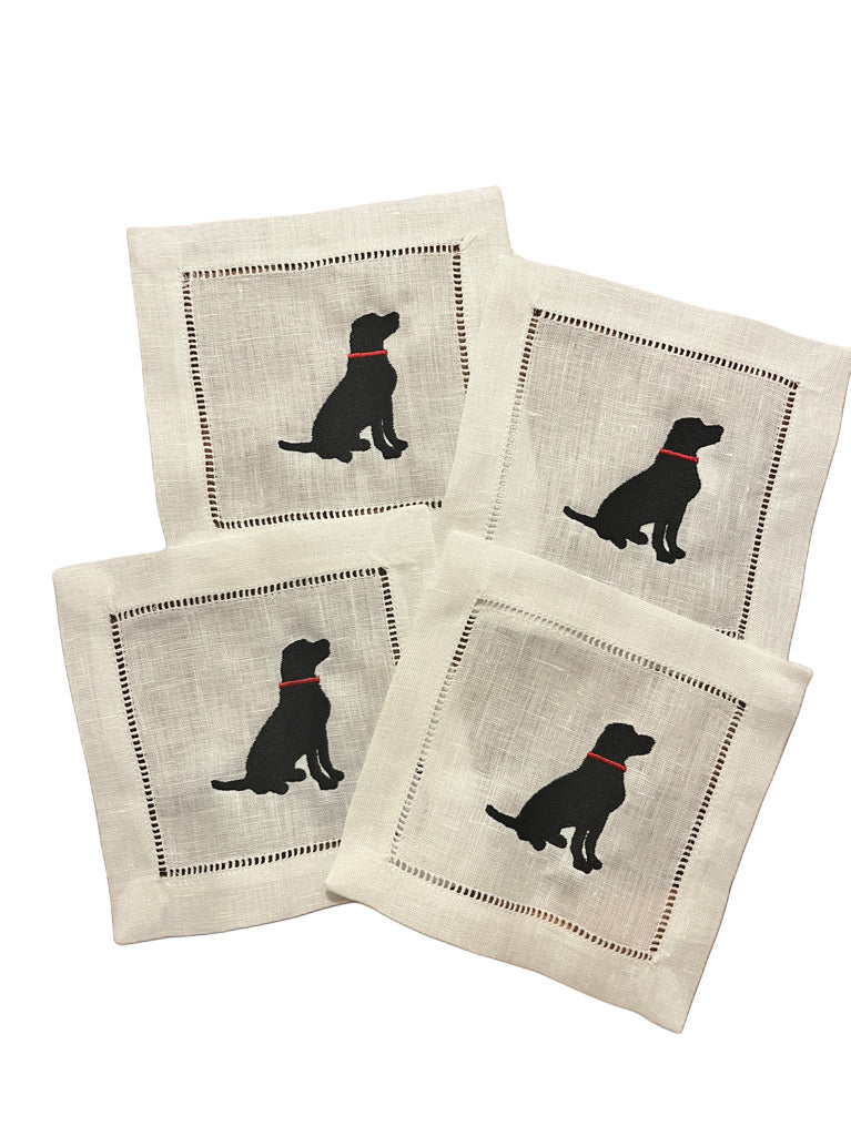 Labrador Cocktail Napkins Set