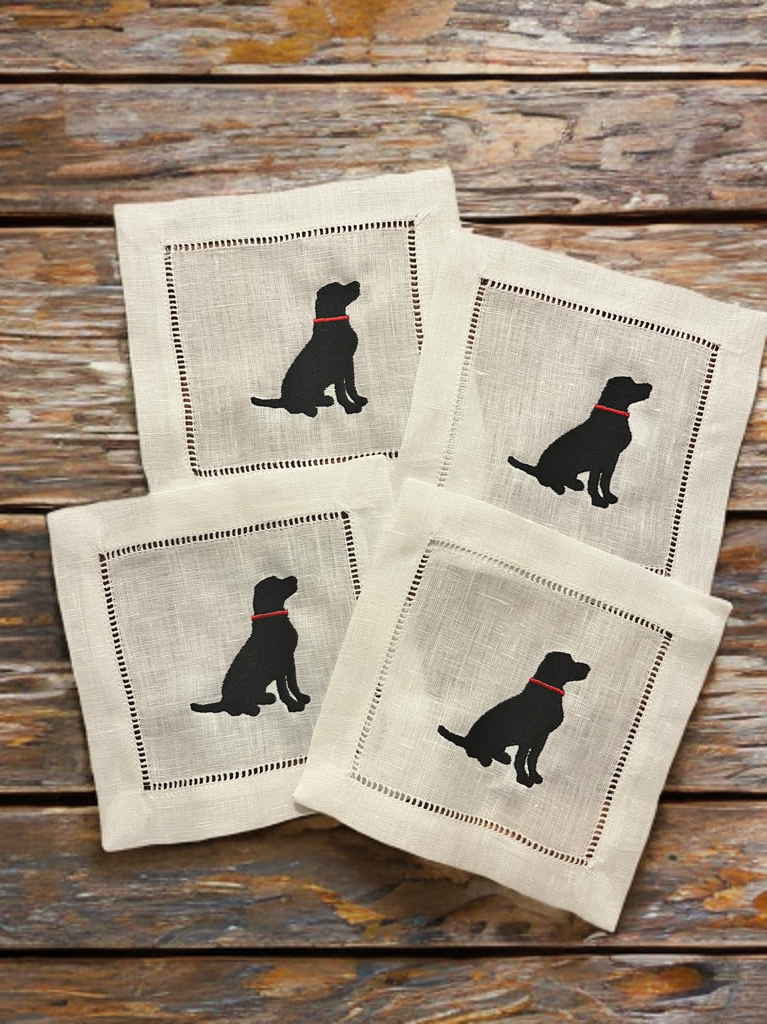 Labrador Cocktail Napkins Set