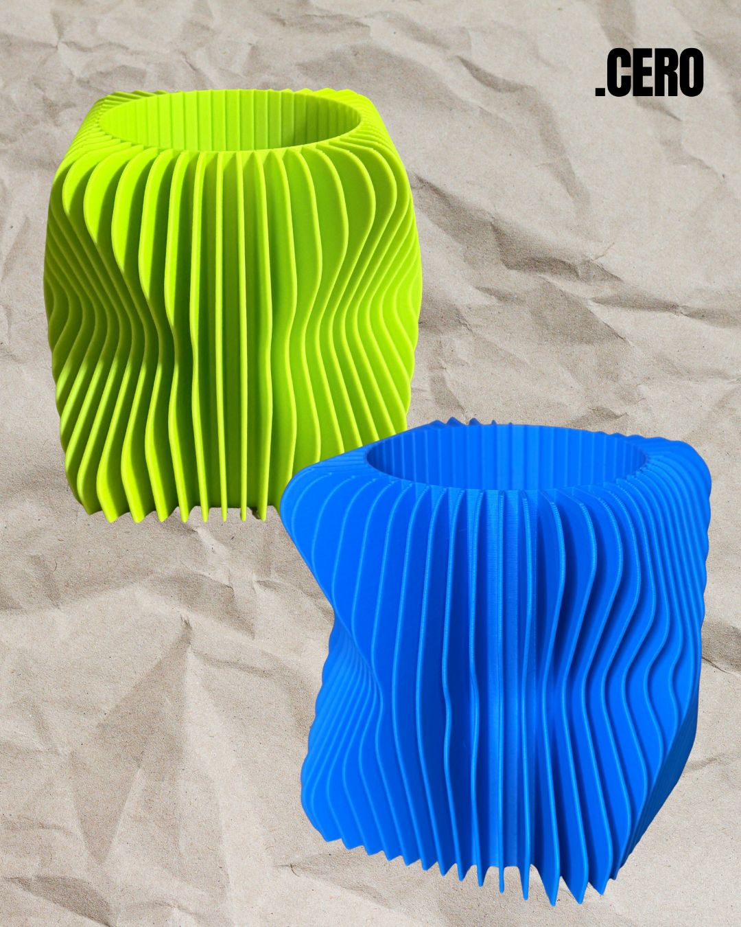 Studio Vase & Pencil Holder - Blue