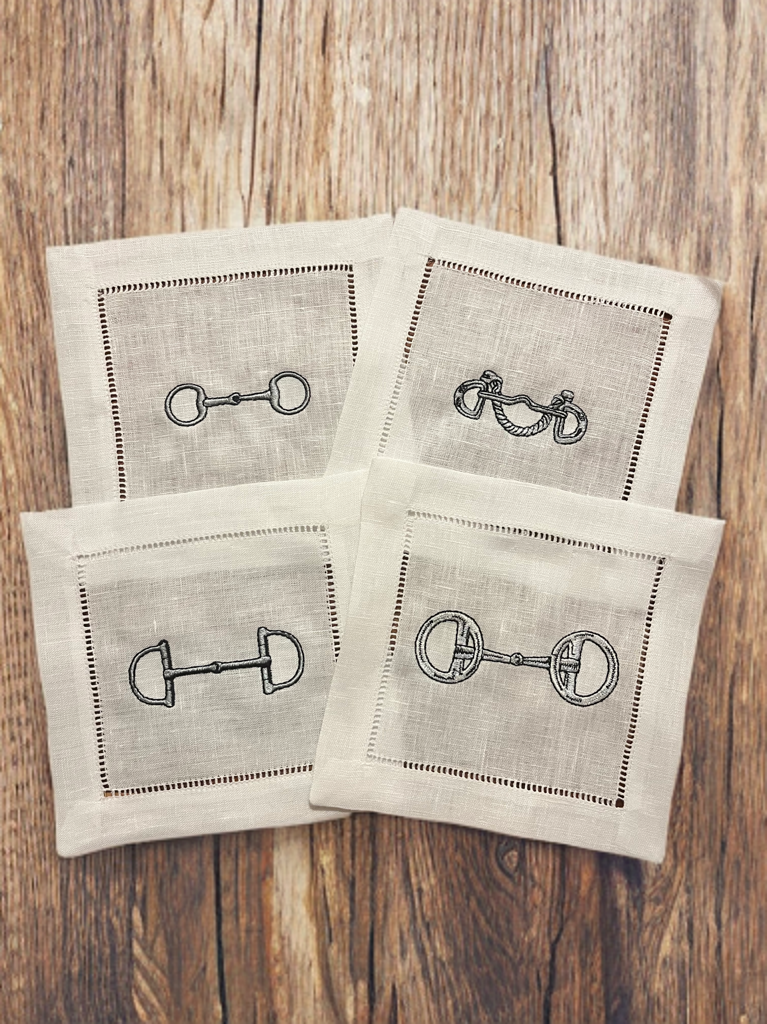 Equestrian Bit Cocktail Napkins Set