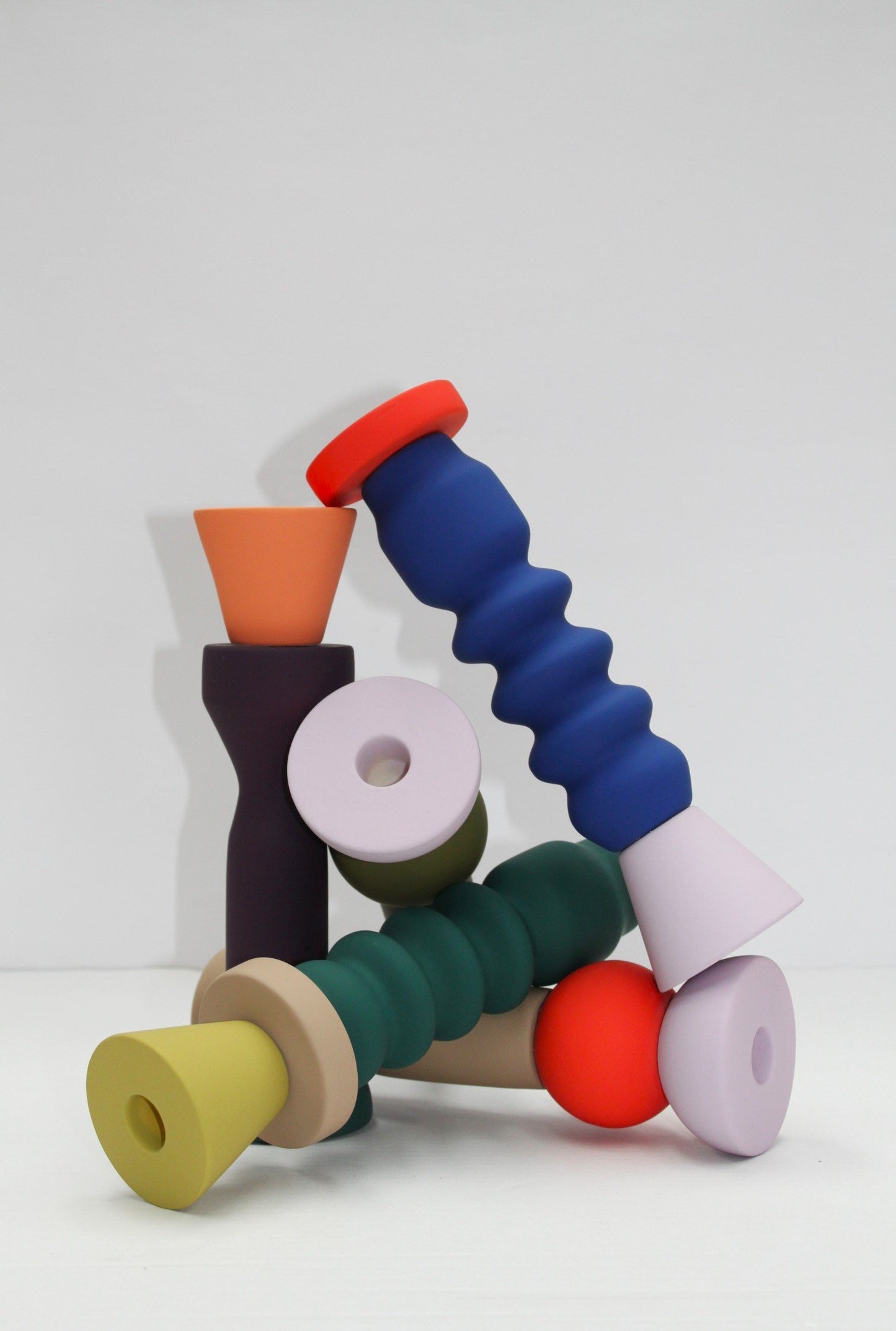 Stacks - Forest Tall Candlestick