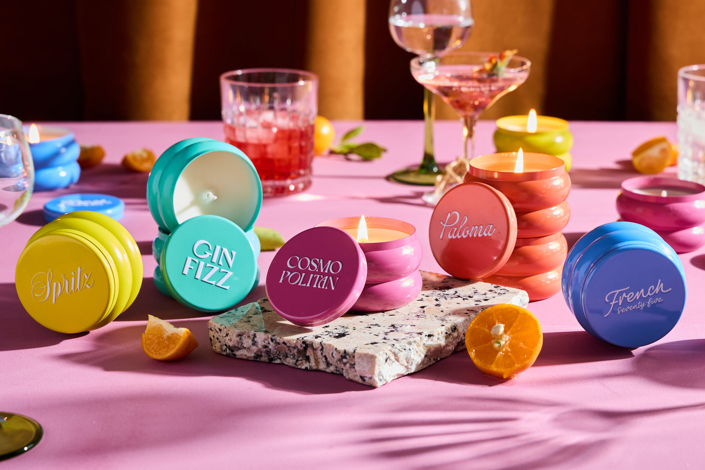 Paloma Cocktail Tins