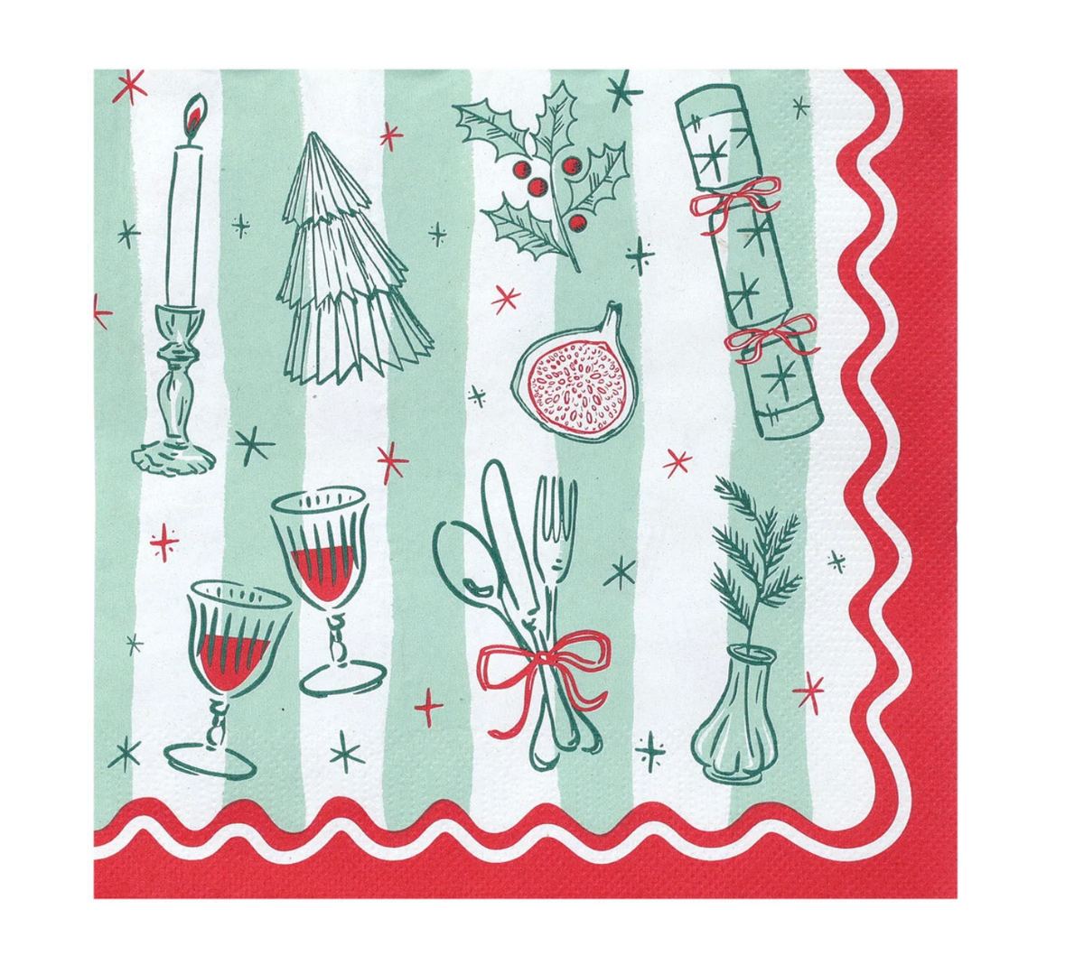 Bon Noel Napkins - 20 Pack