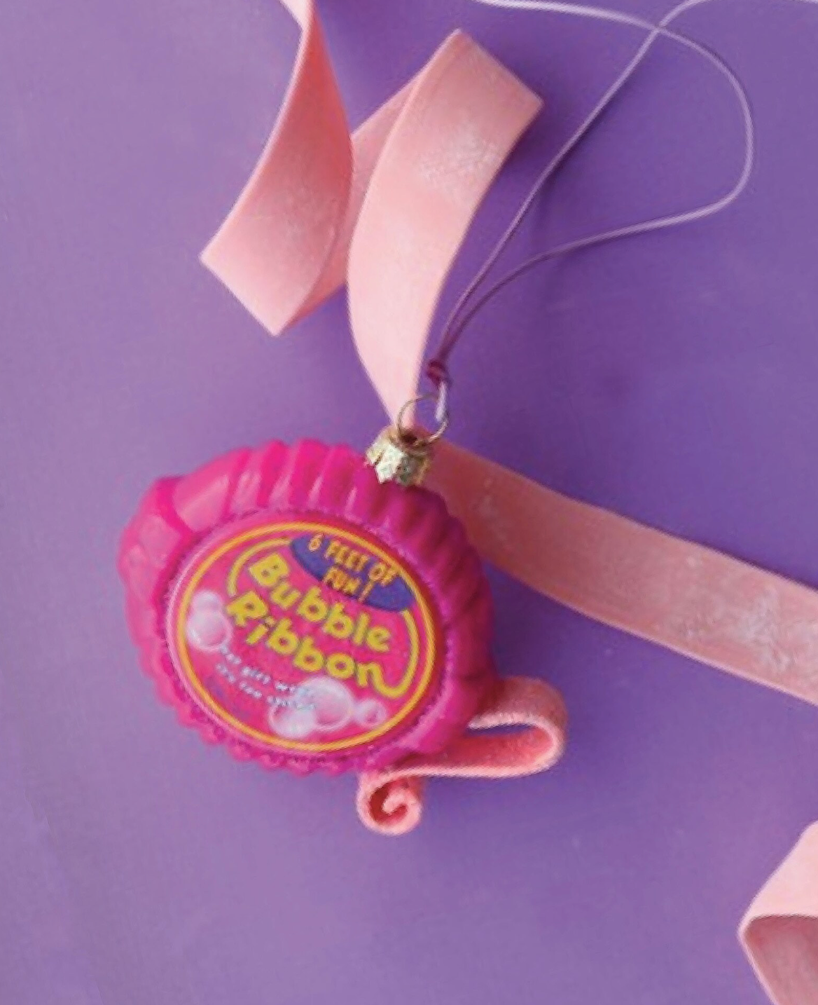 Bubble Gum Tape Ornament