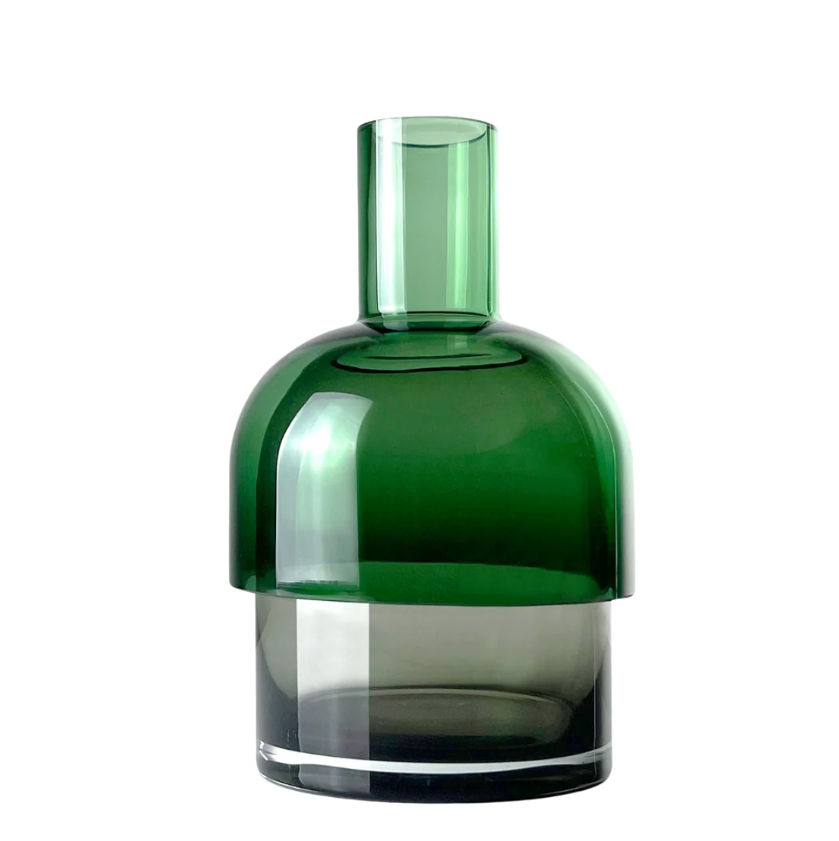 Flip Med Green & Gray - Vase