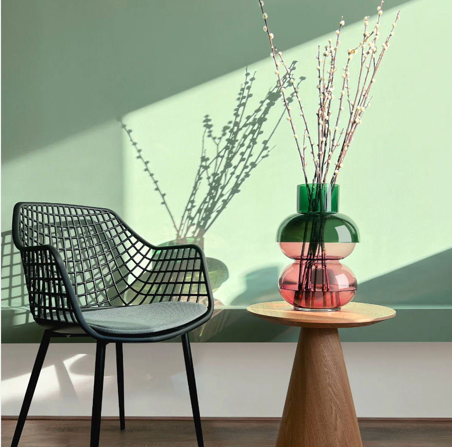 Bubble Vase - XL - Green and Pink