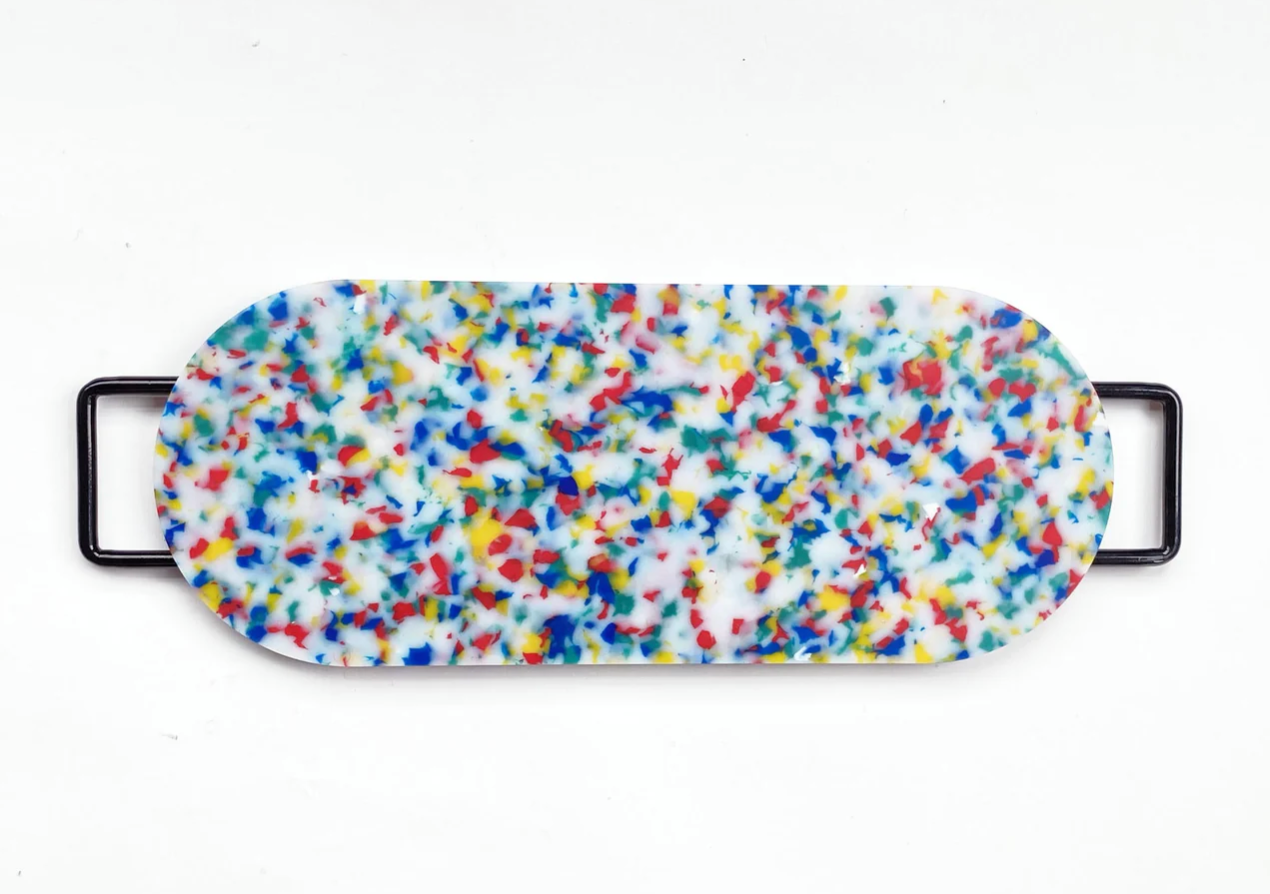 Oval Cutting Board - Multi/Confetti