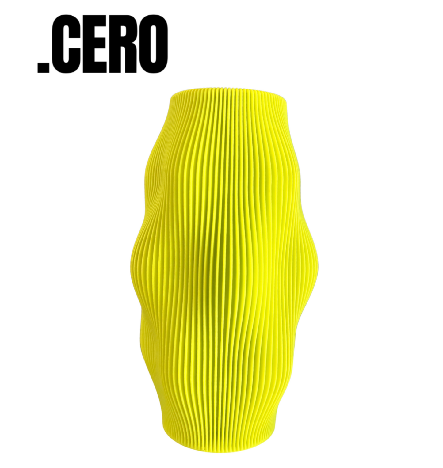 Flow Vase - Lime