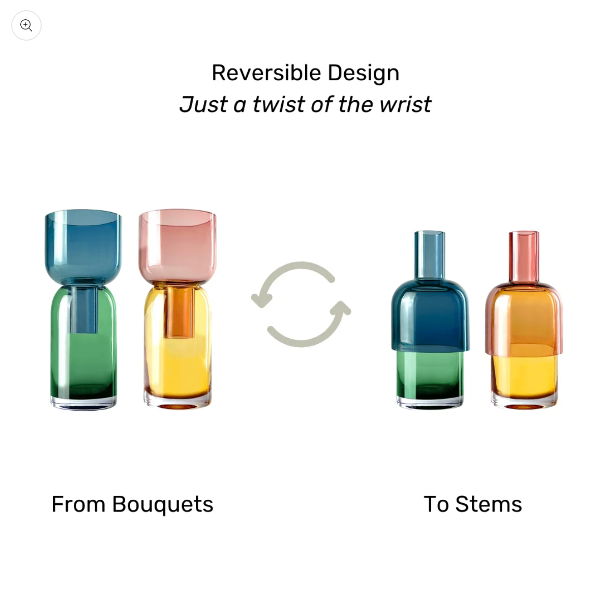 Fusion Flip Small Set - Vase