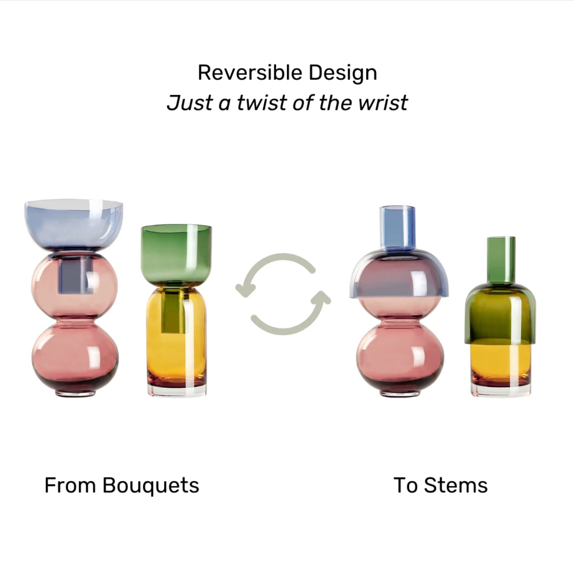 Fusion Cherry Small Set - Vase