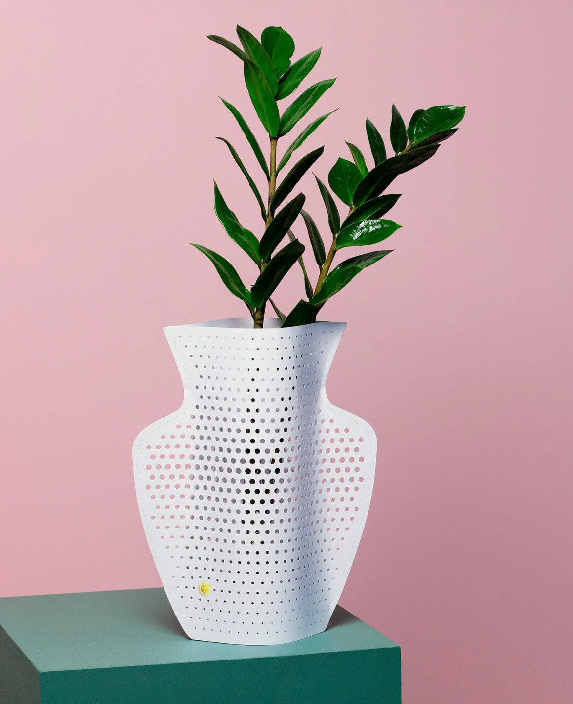Cyano Paper Vase