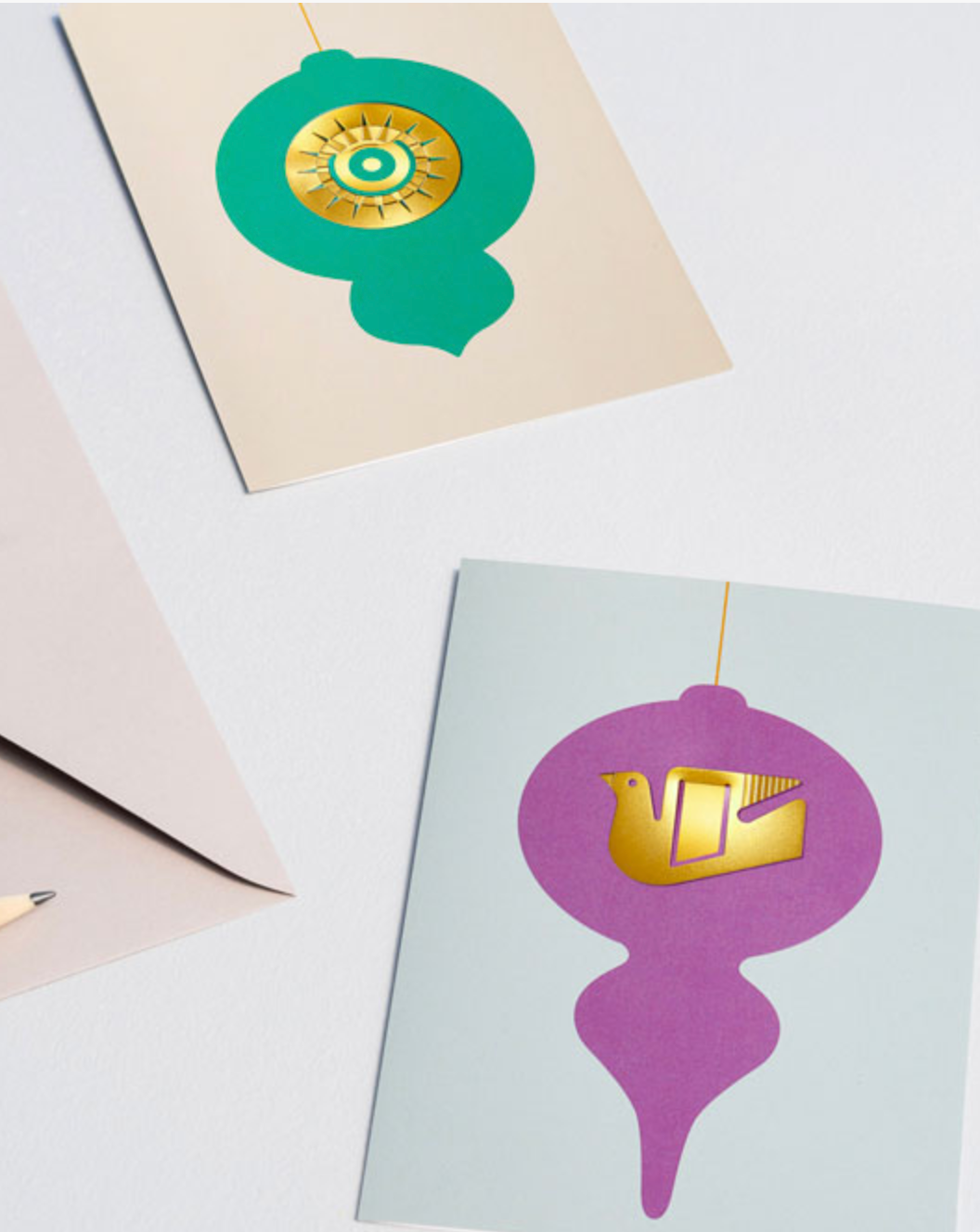 Greeting Card Christmas Star with clip