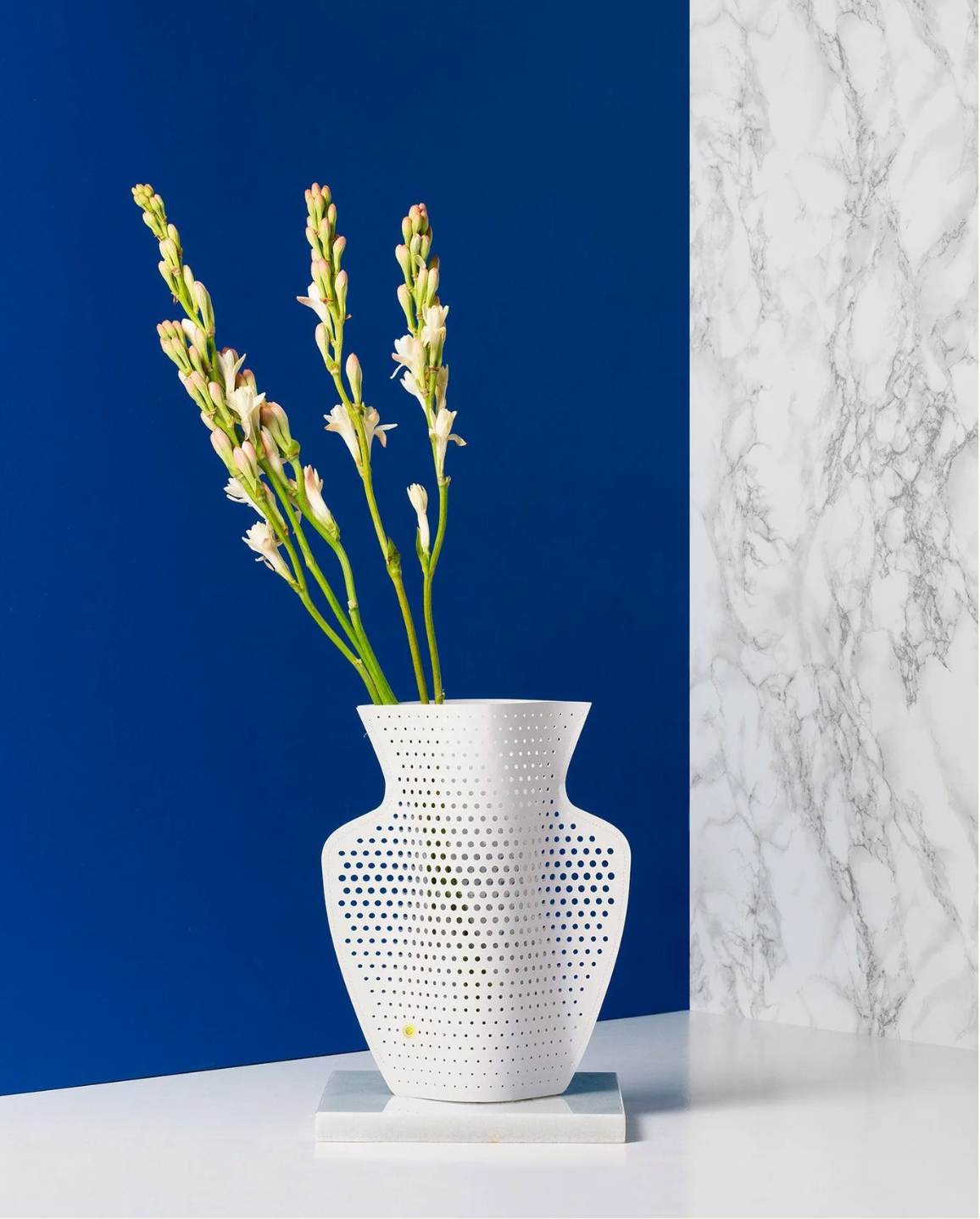 Cyano Paper Vase