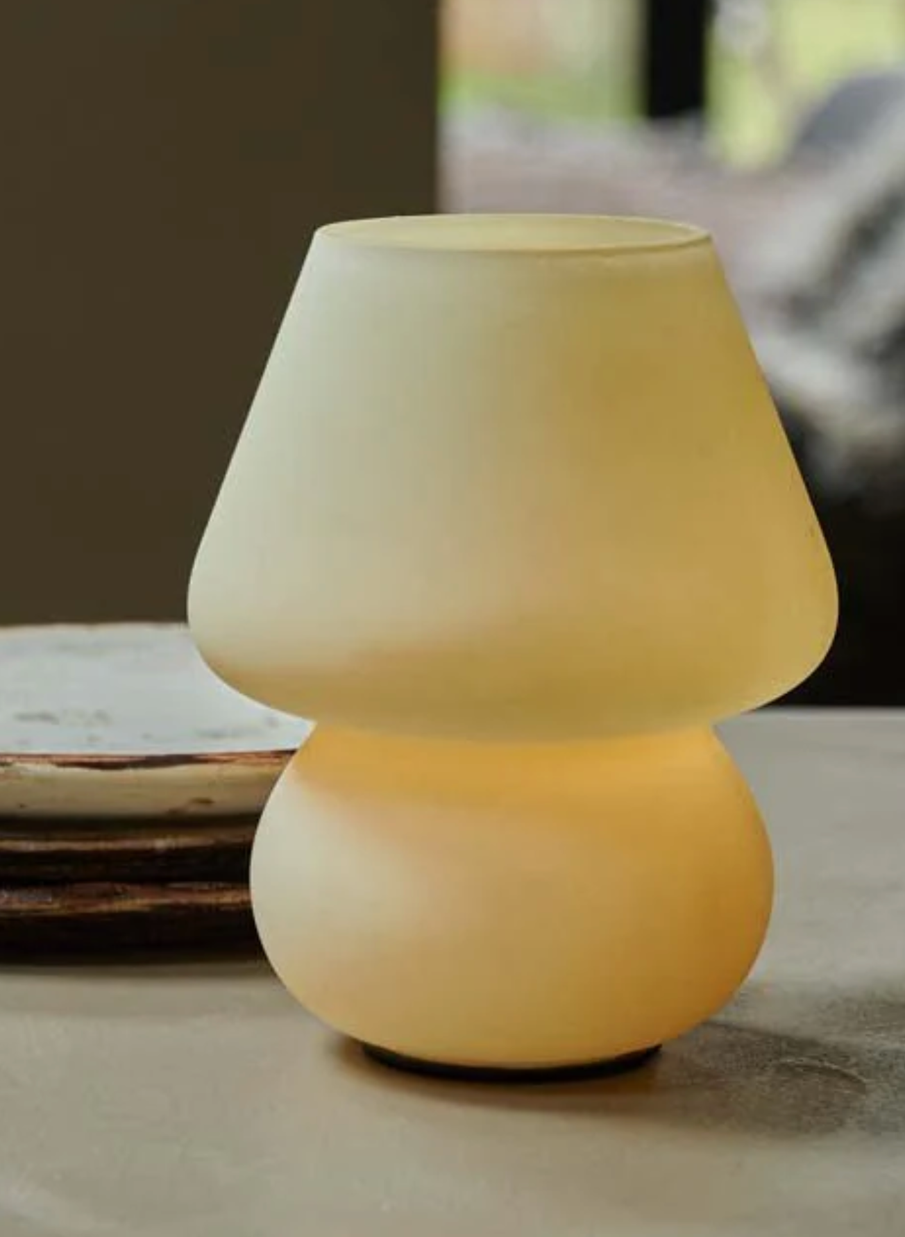 Carie LED Lamp - Buttermilk
