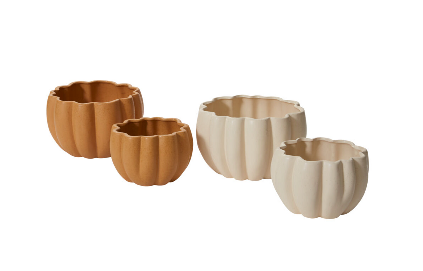 Spiced Pumpkin Pot (Ochre) - Large