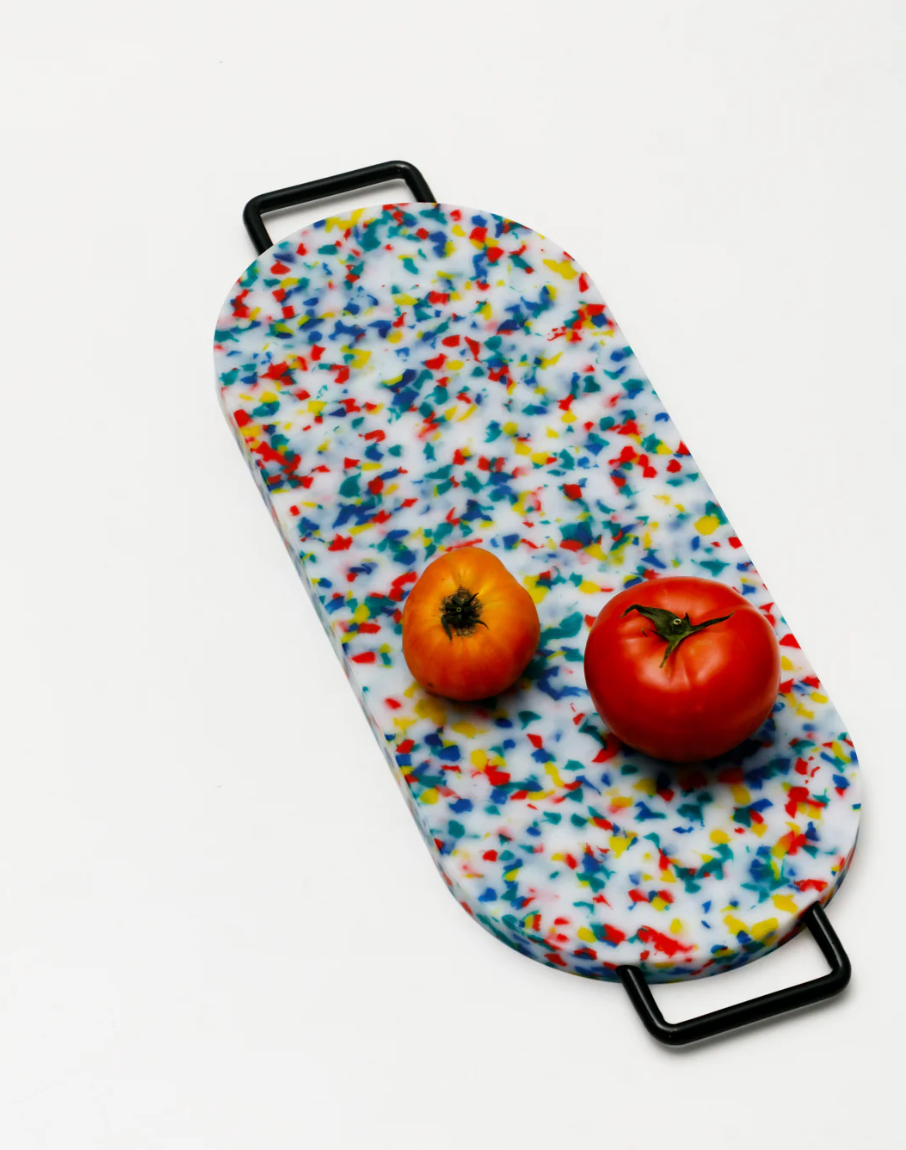 Oval Cutting Board - Multi/Confetti