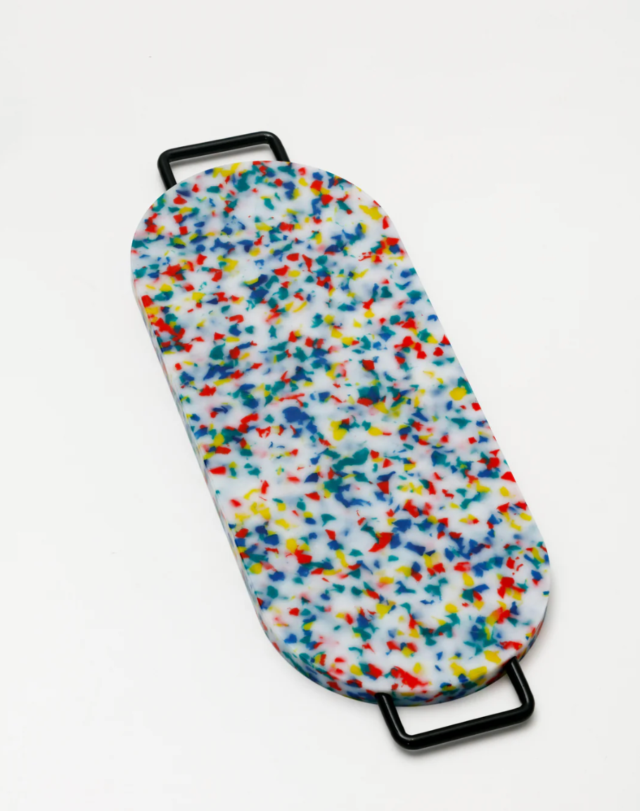 Oval Cutting Board - Multi/Confetti