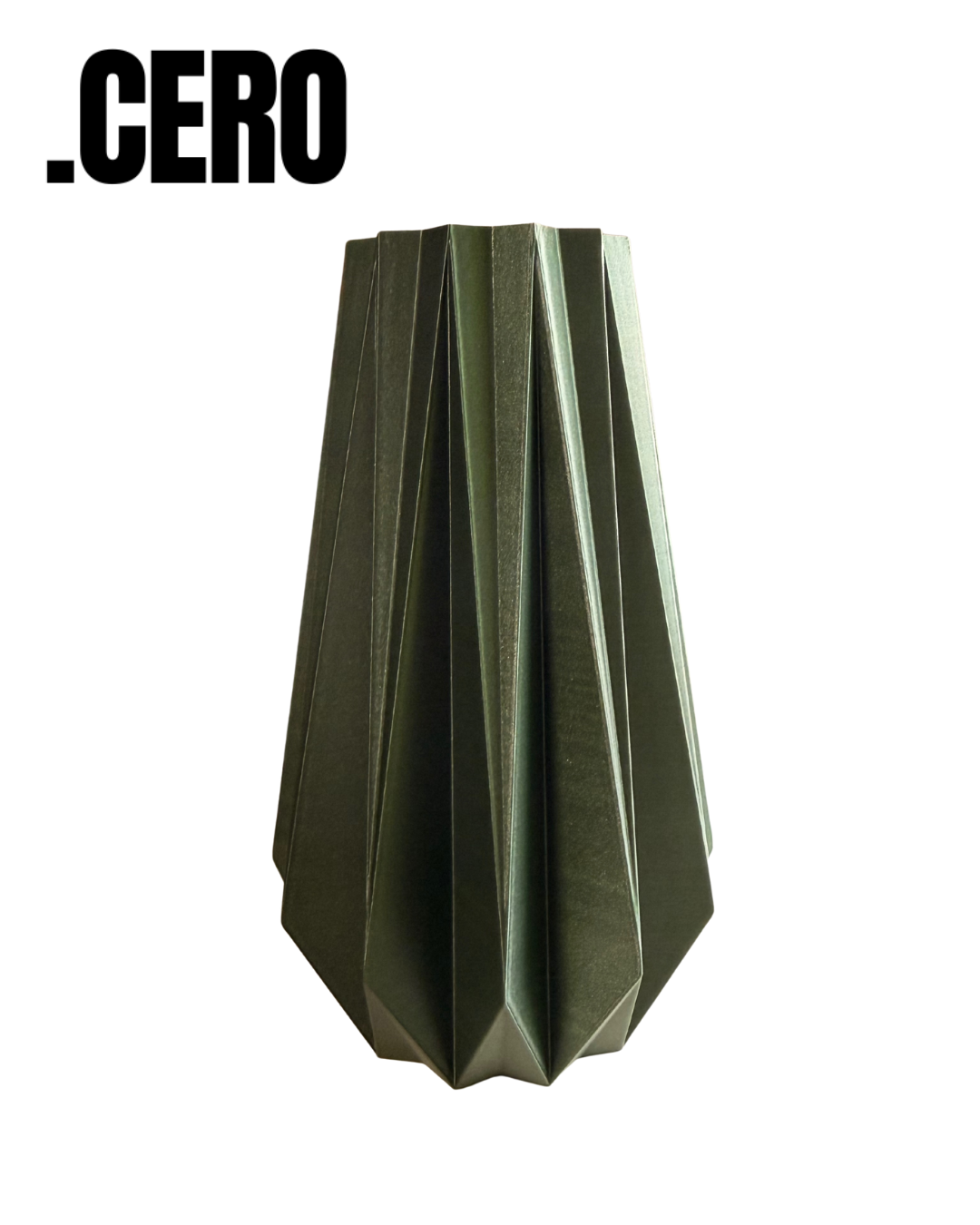 Vertex Vase - Forrest Green