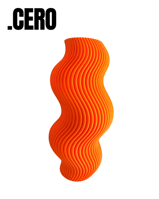 Silhouette Vase -  Orange