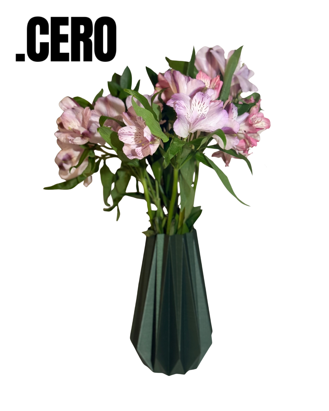 Vertex Vase - Forrest Green