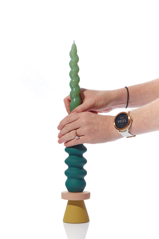 Stacks - Forest Tall Candlestick