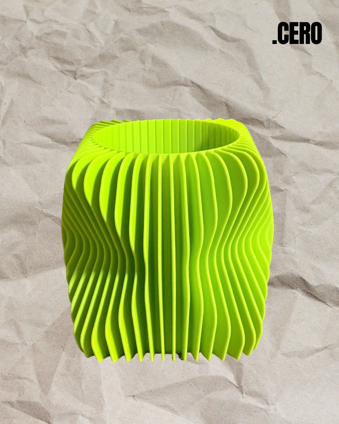Studio Vase & Pencil Holder - Lime