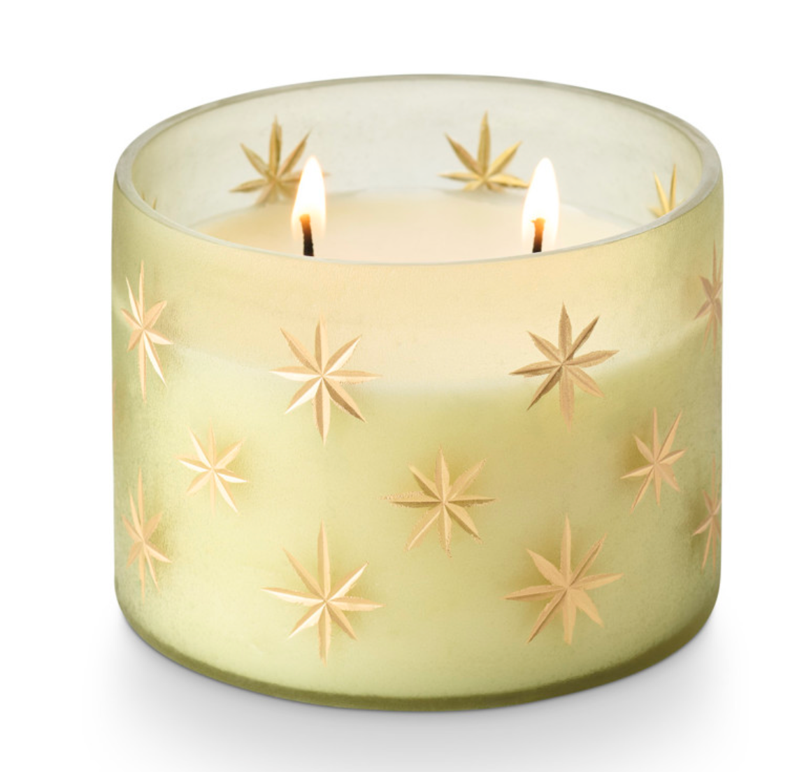 Balsam & Cedar Frosted Star Glass