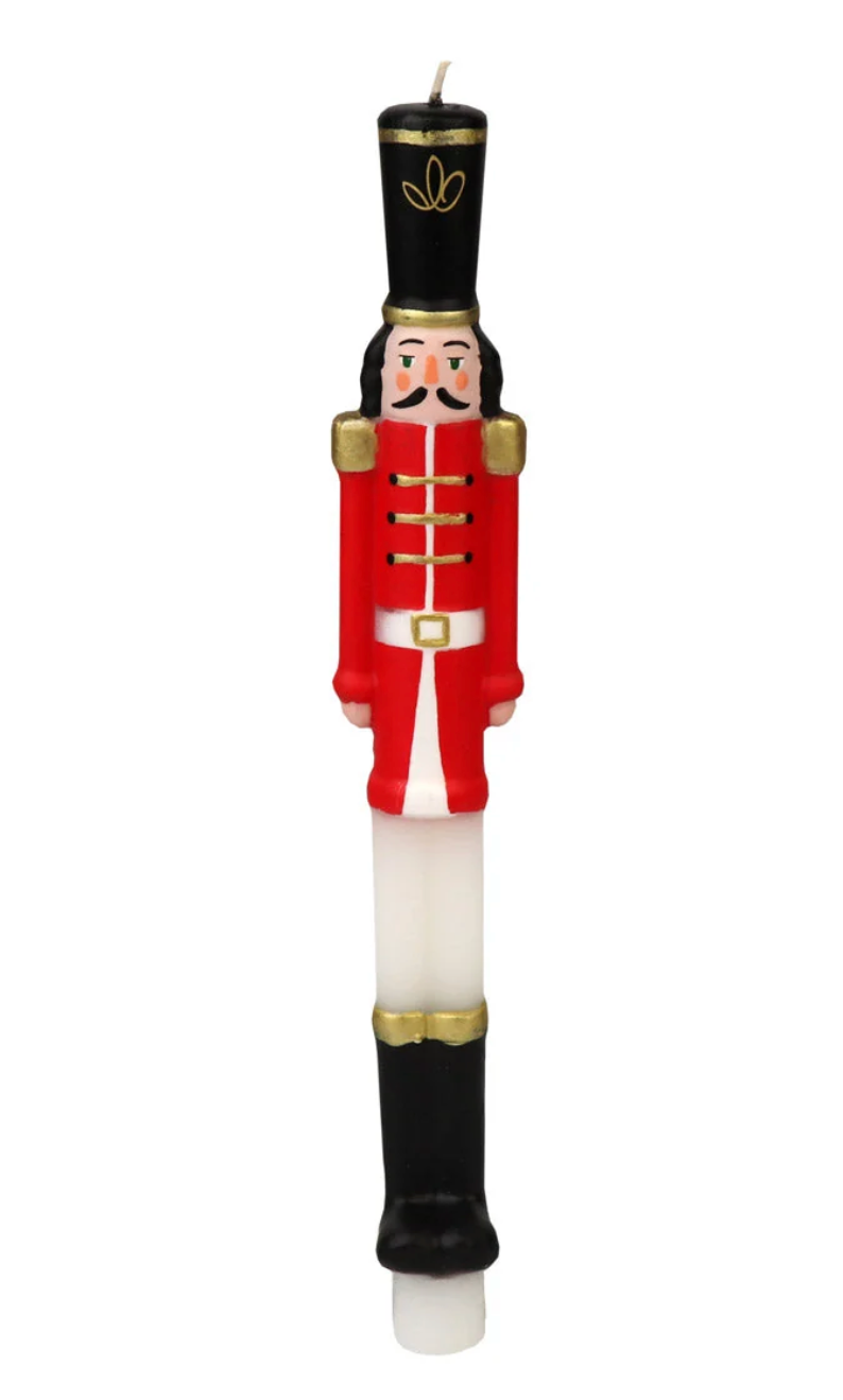 Nutcracker Christmas Dinner Candles - 2 Pack