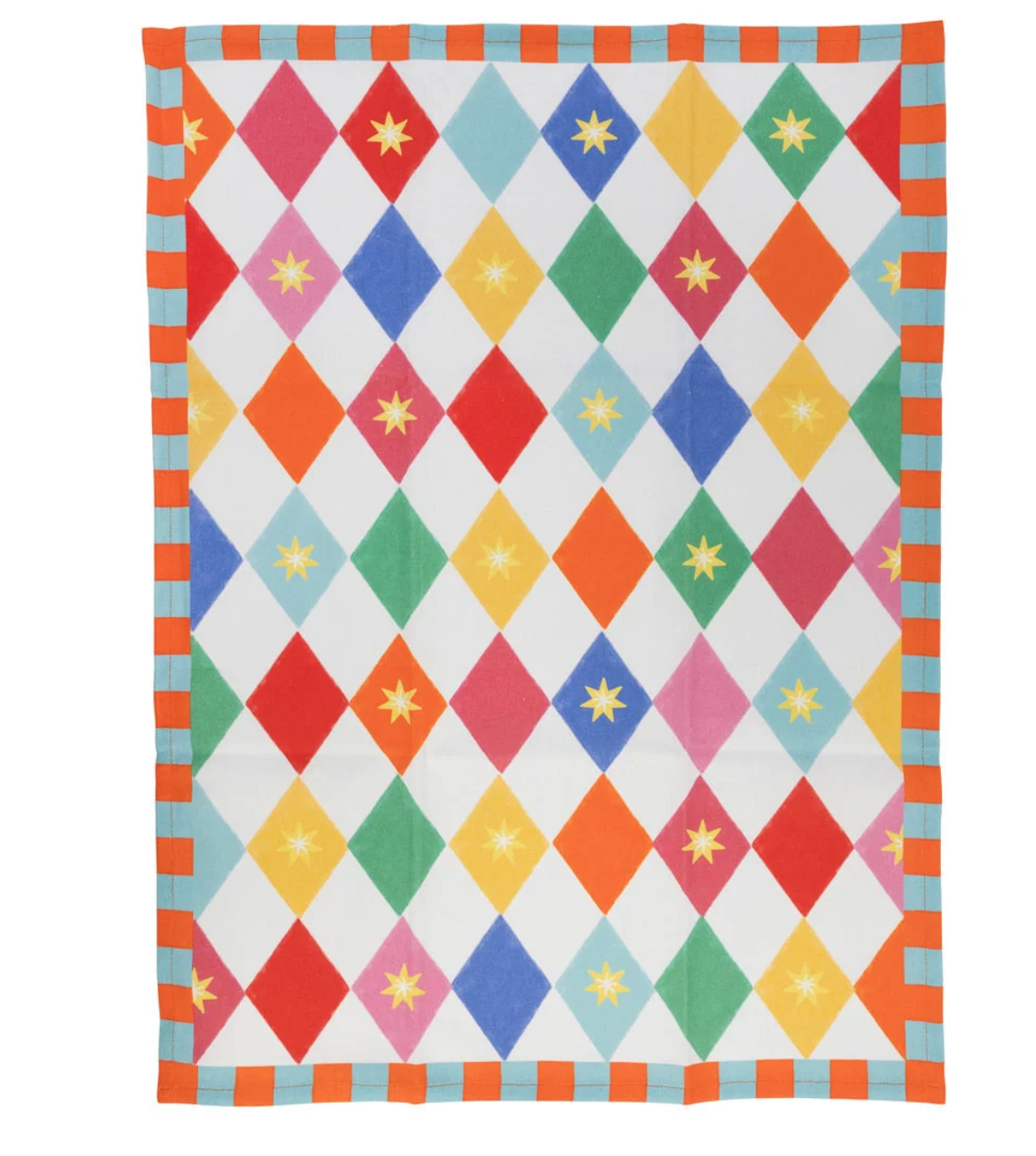 Santa Kitchen Disco Tea Towel