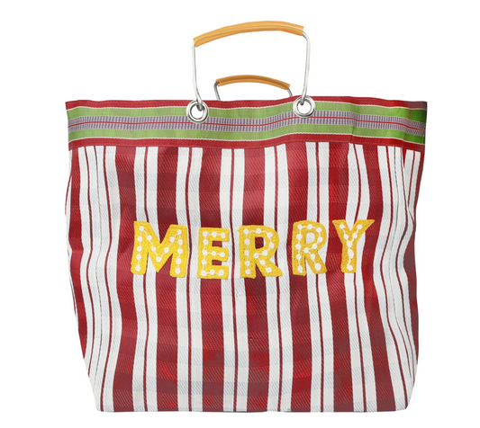 Recycled Plastic "Merry" Tote Bag