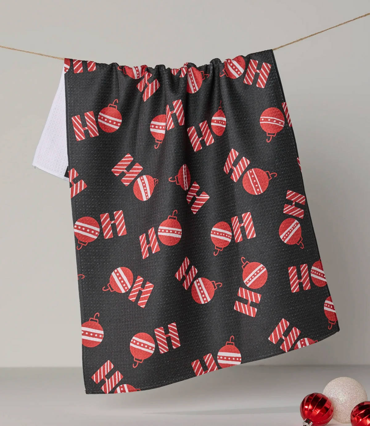 Santa Greetings Tea Towel
