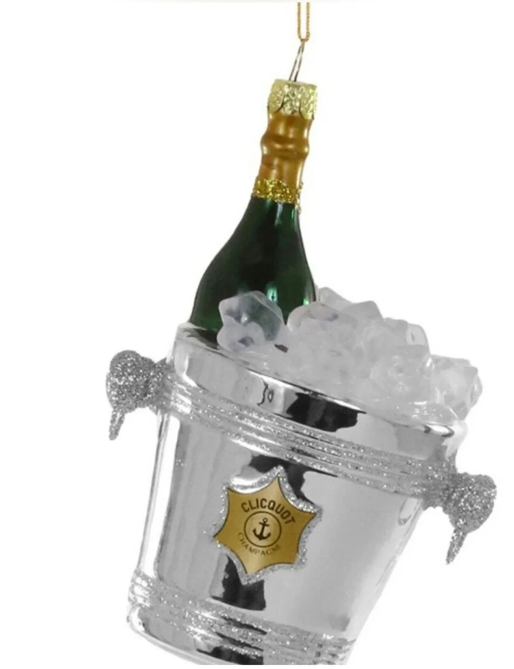 Champagne on Ice Ornament