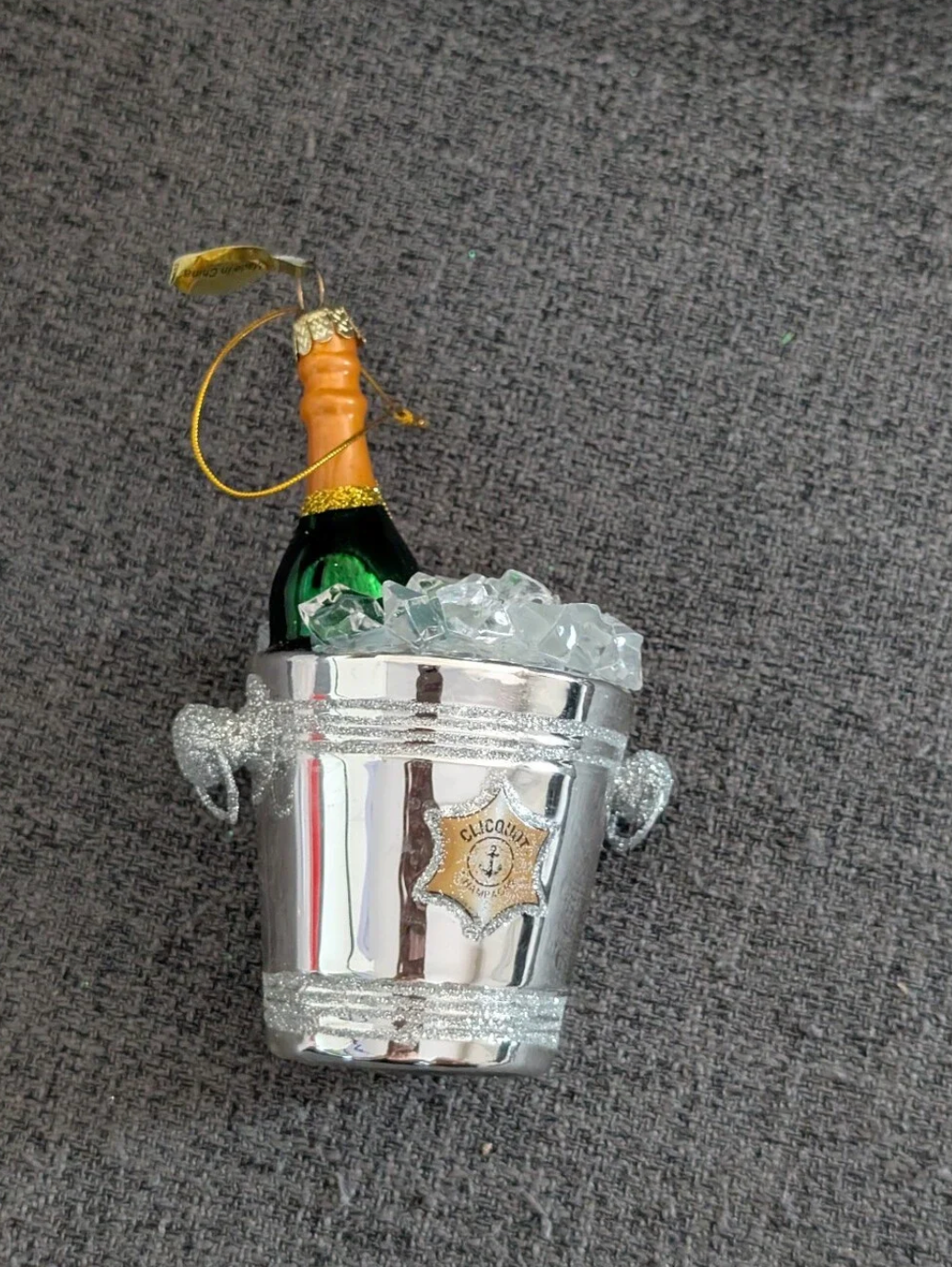 Champagne on Ice Ornament