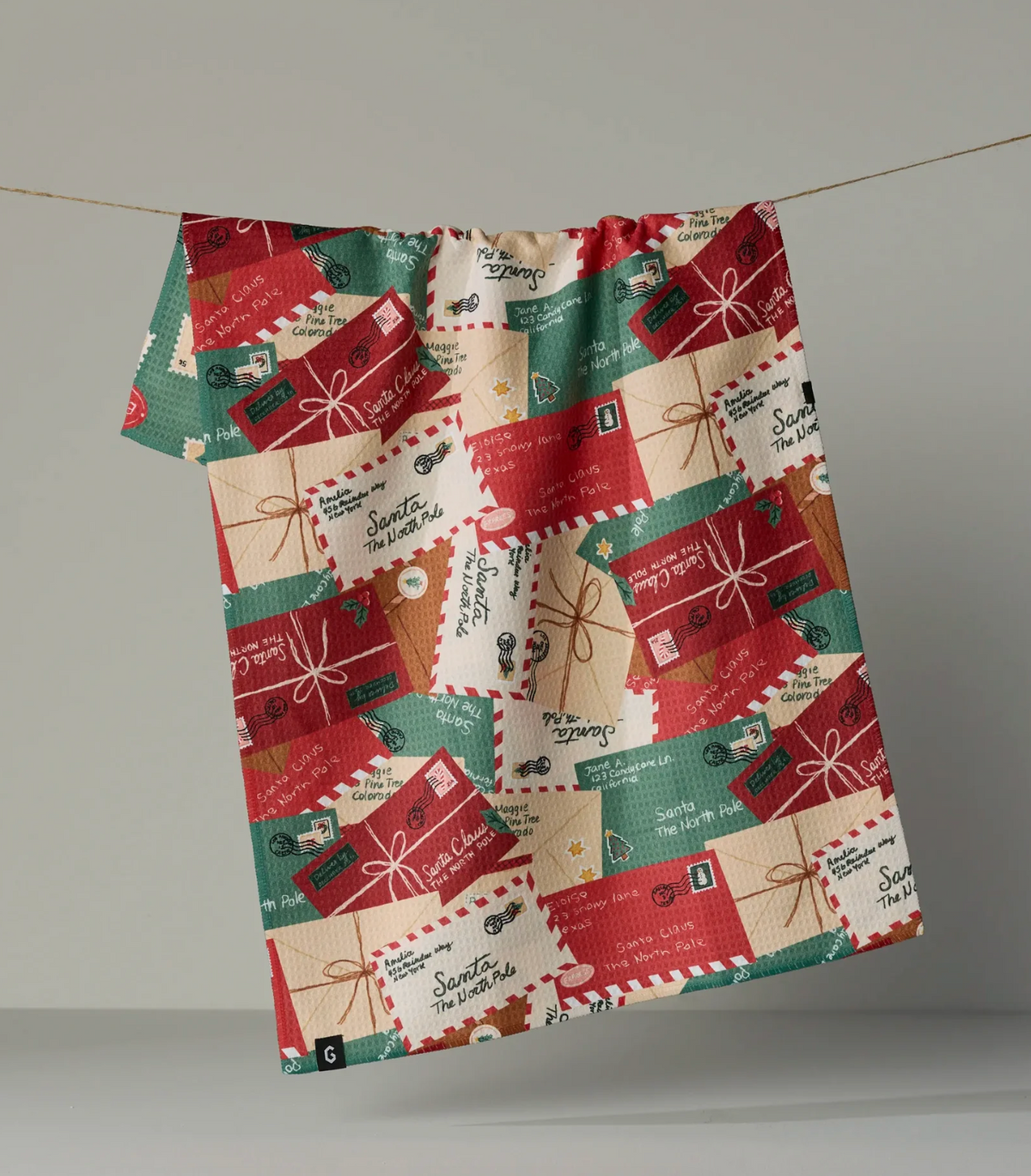 Merry Mail Luxe Kitchen Towel