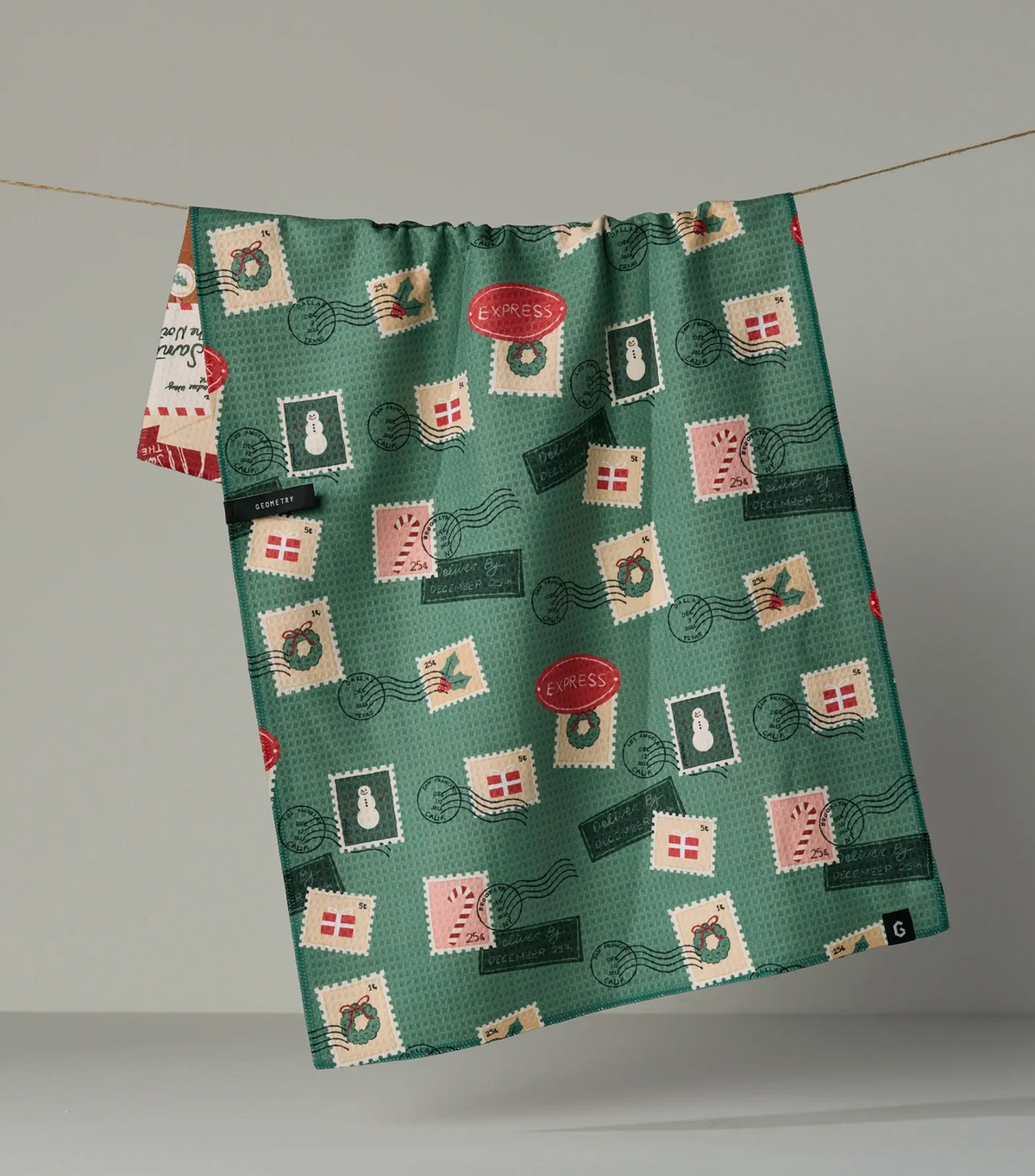 Merry Mail Luxe Kitchen Towel