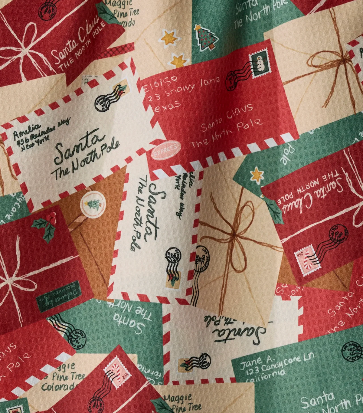 Merry Mail Luxe Kitchen Towel