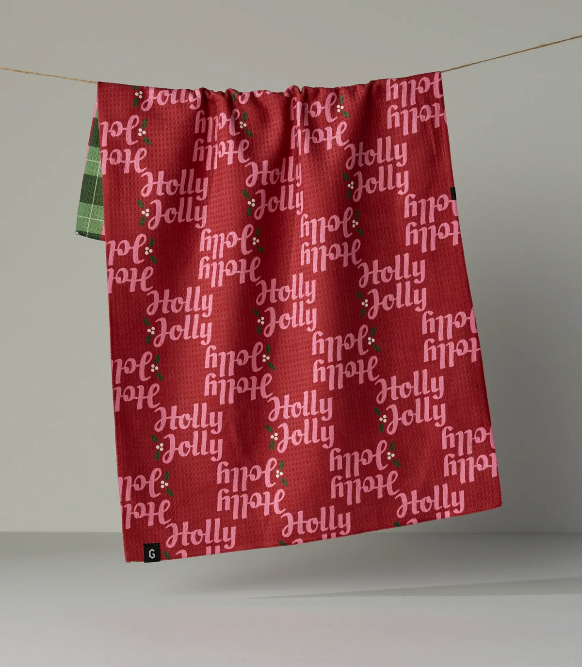 Holly Jolly Xmas Luxe Kitchen Towel