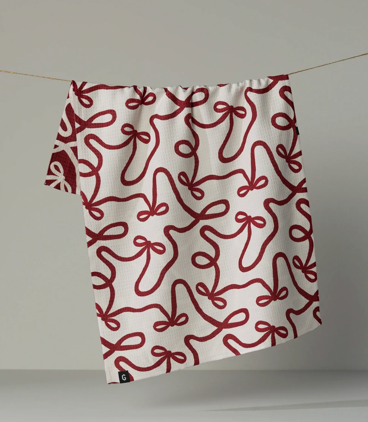 Holiday Bows Luxe Kitchen Towel