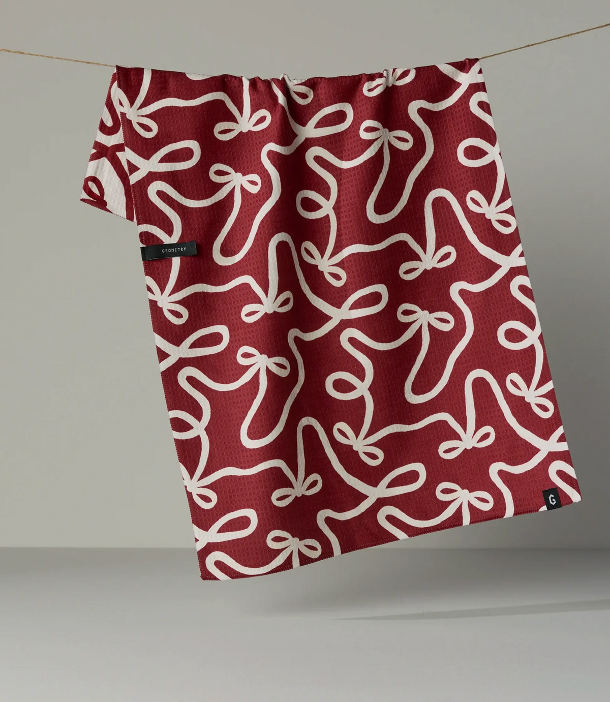 Holiday Bows Luxe Kitchen Towel