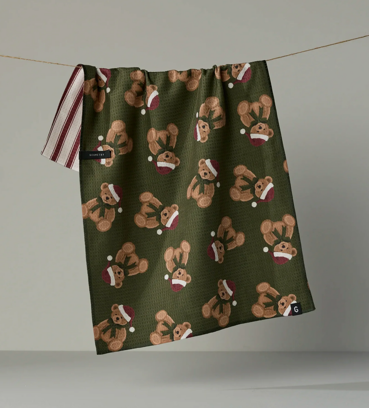 Christmas Bear Luxe Kitchen Towel