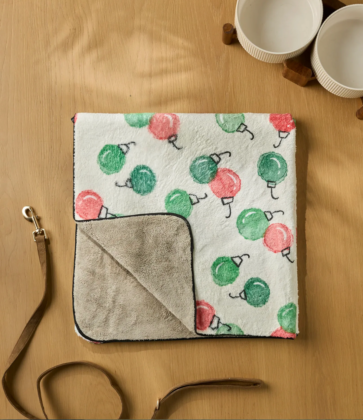 Bauble Toss Plush Dog Towel