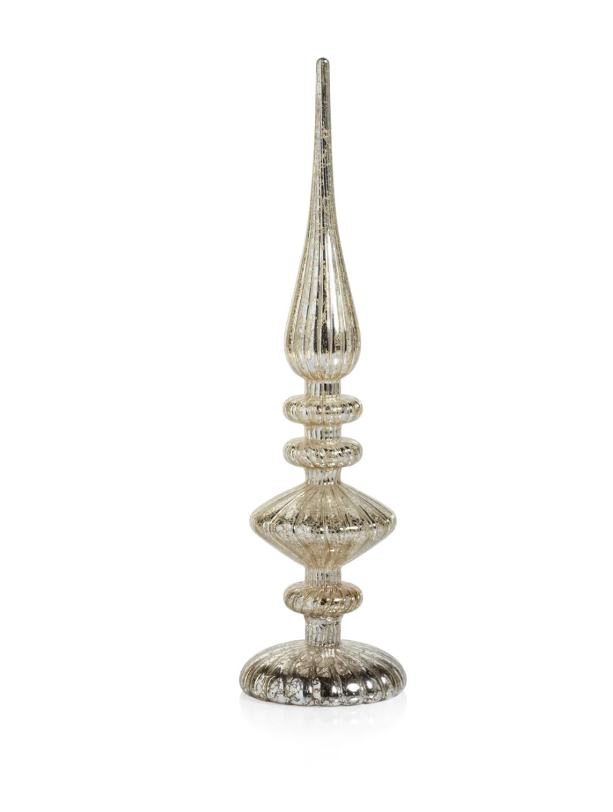 Aprica LED Finial - Antique Silver - 13.25 in