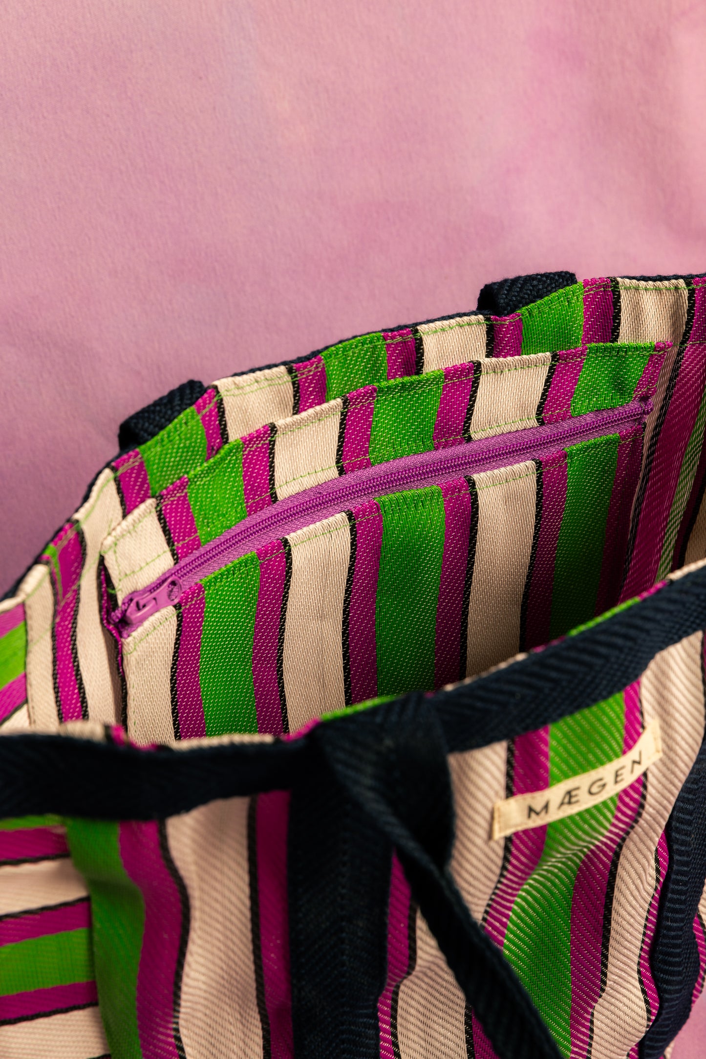 Everywhere Bag | Navy/ Pink/ Green