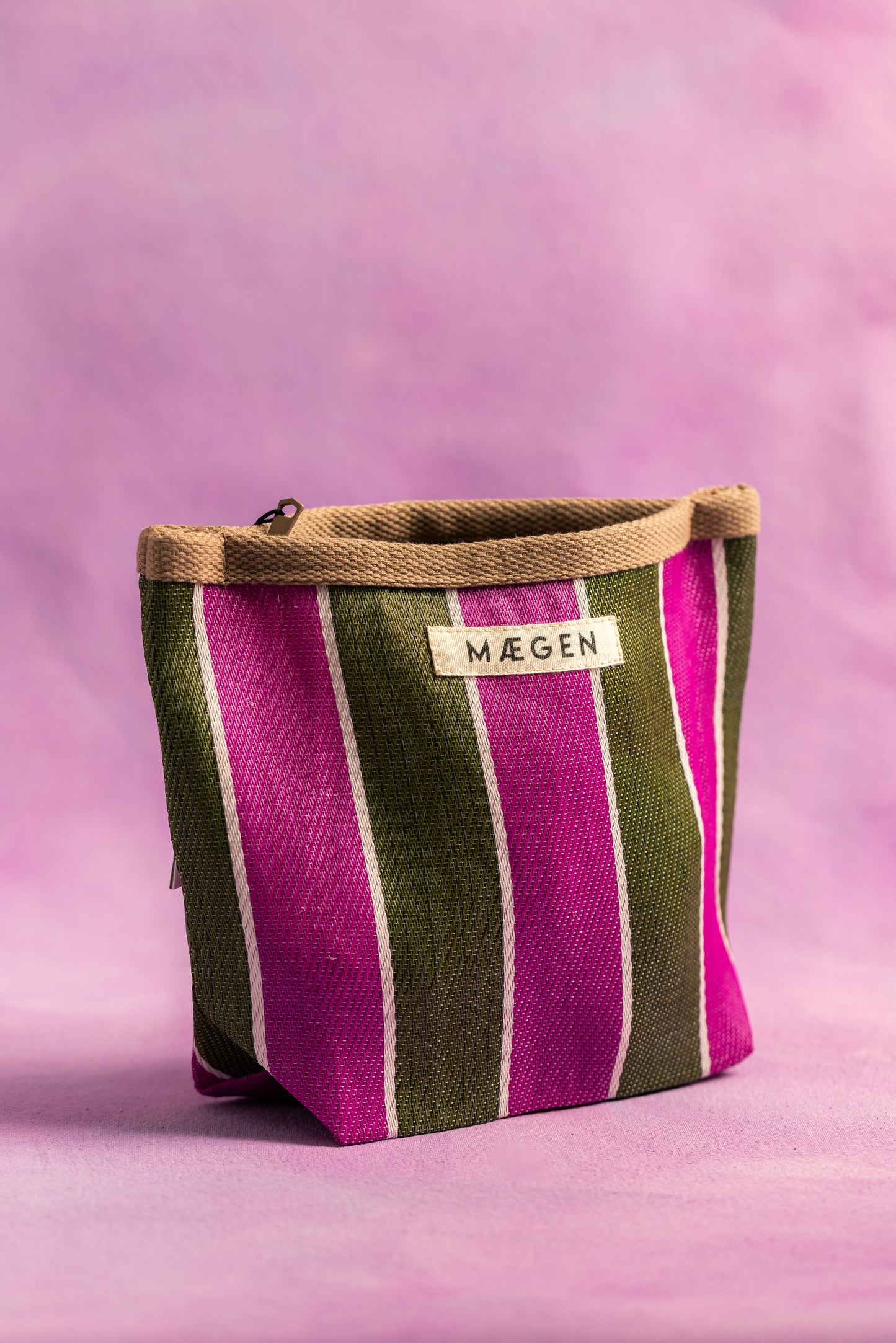 Pouch | Brown/ Olive/ Pink