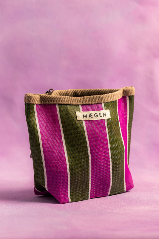 Pouch | Brown/ Olive/ Pink